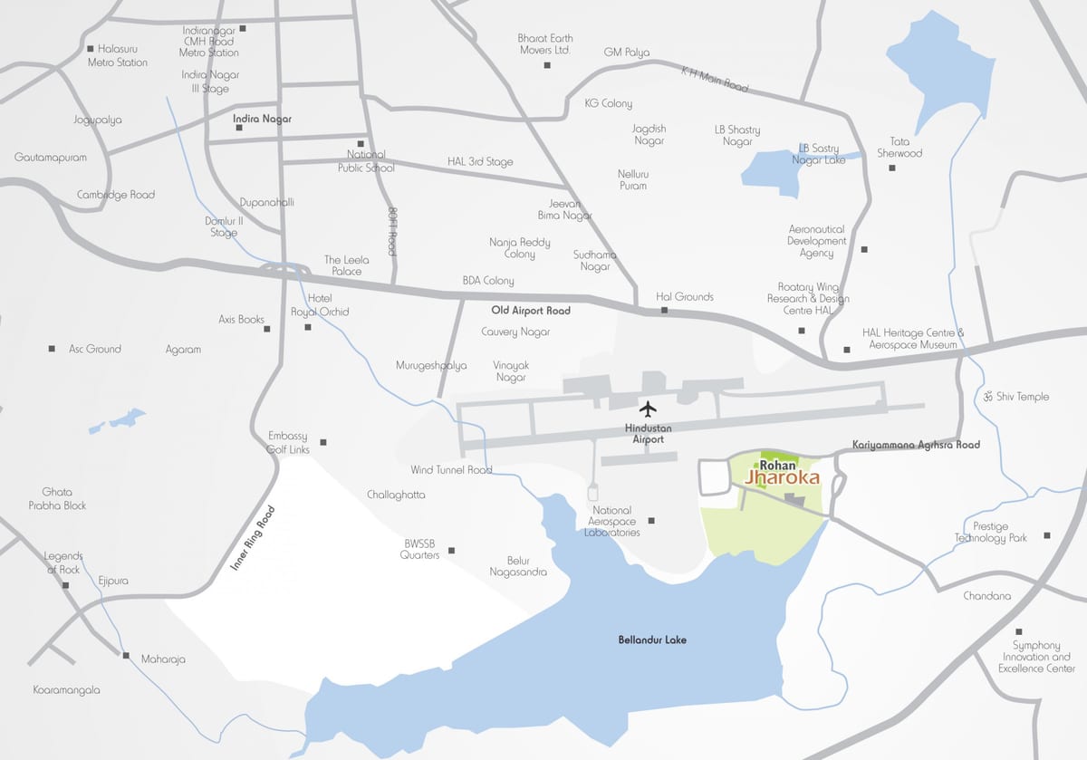 Bellandur نقشہ بنگلور